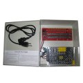 (image for) 18 Channel DC Power Supply Box for Security Cameras 12VDC, 10Amp