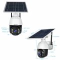 (image for) Cellular 4G LTE Wireless Outdoor PTZ Security Camera with Solar Battery Power