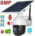 (image for) Cellular 4G LTE Wireless Outdoor PTZ Security Camera with Solar Battery Power