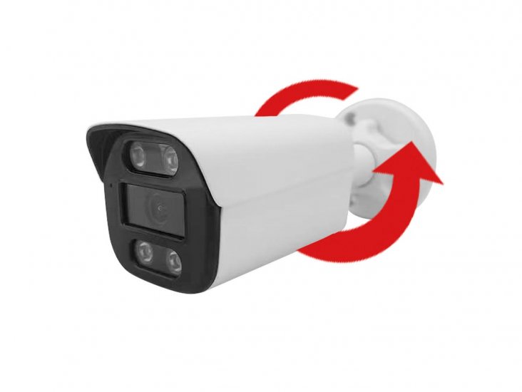 (image for) Bullet 2MP/5MP/8MP Video CCTV Security Camera Outdoor Color Night Vision Audio Recording