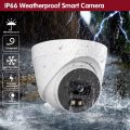 (image for) 8MP/5MP/1080P Warm Light Audio in TVI/CVI/AHD/CVBS Dome camera 2.8mm lens