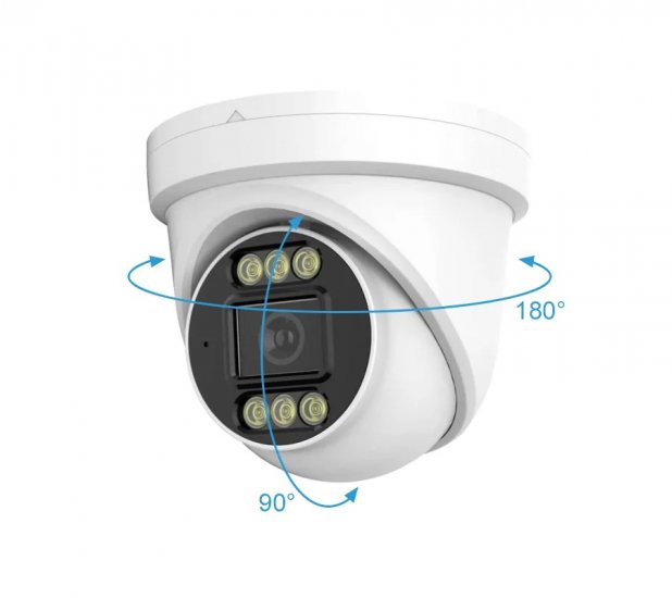 (image for) 8MP/5MP/1080P Warm Light Audio in TVI/CVI/AHD/CVBS Dome camera 2.8mm lens