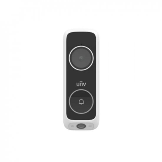 (image for) HD 3MP + 2MP Dual Lens Weatherproof Video Doorbell Wi-Fi Security Camera w/ 2-Way Audio, Human Body & Package Detection (ED-525B-WB)