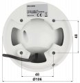 (image for) 5MP Smart Dual Illuminators Eyeball Camera 2.8mm Lens, IR (131ft) Warm LED (131ft) Night Color Built in mic DWDR Starlight 12V DC