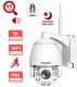 (image for) 5MP PTZ WiFi Camera, HD Outdoor Wireless IP Camera, Pan Tilt 5X Optical Zoom, Two Way Audio, 196ft Full Color Night Vision, Dome Security Cameras CamHipro Protocol