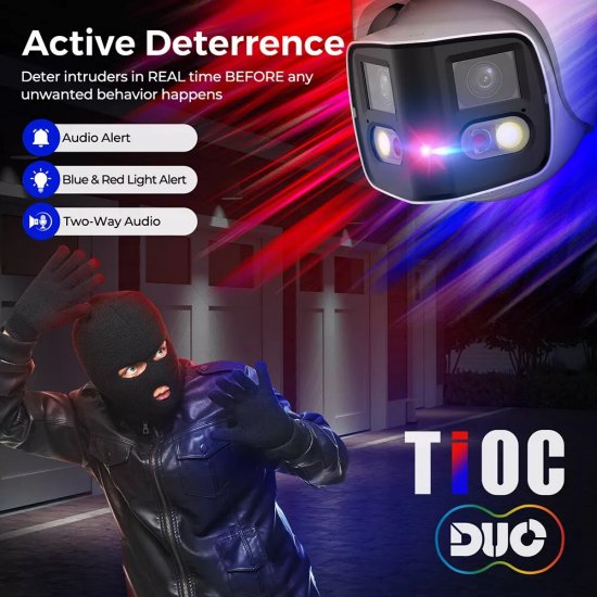 (image for) DAHUA 180° 8MP Panoramic TiOC IPC-PDW3849-A180-AS-PV WiSense SMD4.0 IP Camera