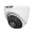 (image for) UNV 8MP 4K UltraHD Wide Angle 180° Field of View NDAA Compliant Weatherproof IR Fixed Turret IP Security Camera with Deep Learning AI (IPC3608SB-ADF16KM-I0)