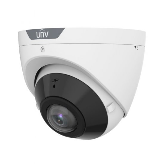 (image for) UNV 8MP 4K UltraHD Wide Angle 180° Field of View NDAA Compliant Weatherproof IR Fixed Turret IP Security Camera with Deep Learning AI (IPC3608SB-ADF16KM-I0)