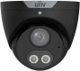 (image for) IPC3614SR-ADF28KMC-DL-H-BK Uniview Dual Light Fixed IP Turret Dome with Mic and Speaker, Black, NDAA