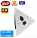 (image for) 4K 8MP HD IR Corner Mount Elevator Onvif IP Camera With Built-in Audio POE/12VDC