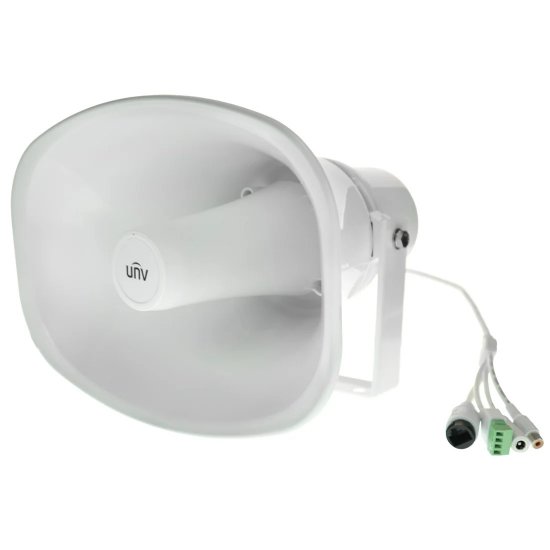 (image for) UNV Outdoor IP Loud Speaker w/ Two-Way Audio, PoE, 130 Decibels, 30W (IPS302030-S)