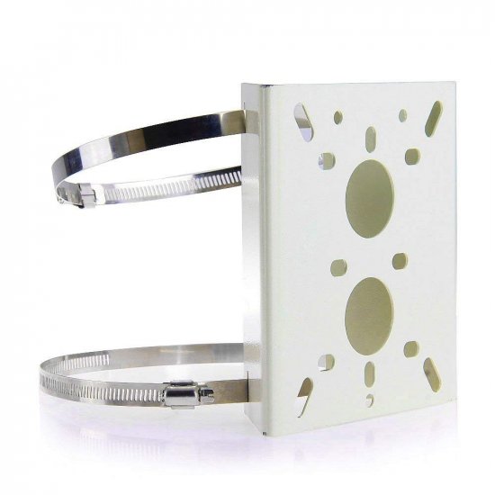 (image for) Universal Column Pole Mount Bracket 20CM Metal Mounting Bracket