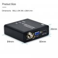 (image for) 4K TVI/AHD/CVI to HDMI/VGA/VCVBS Converter Support Camera up to 4K(8MP) Input, 1ch BNC Loop Out for Monitor or DVR