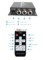 (image for) 2CH Mini Mobile AHD DVR HD 5MP 2 Channel Dual SD Card Slot Support 128GB/CVBS Remote Vehicle DVR for Truck Taxi Car