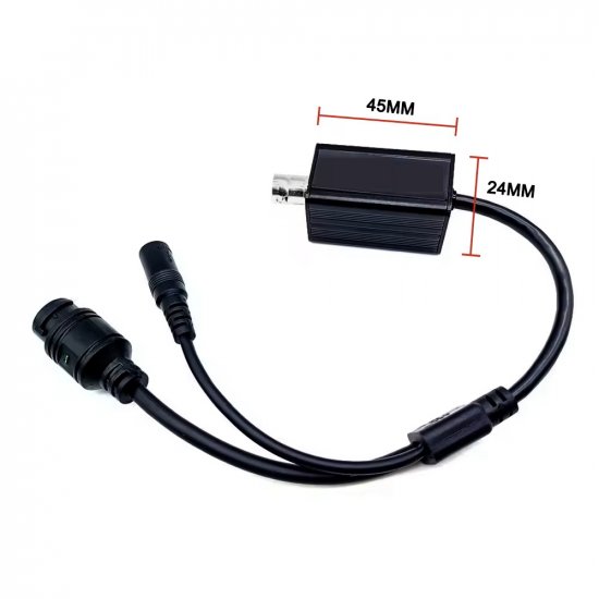(image for) AHD/TVI/CVI /CVBS Signal Source Analog to IP Camera Converter 2MP 1080P Full HD, ONVIF Protocol, RJ45 Output For NVR Systems