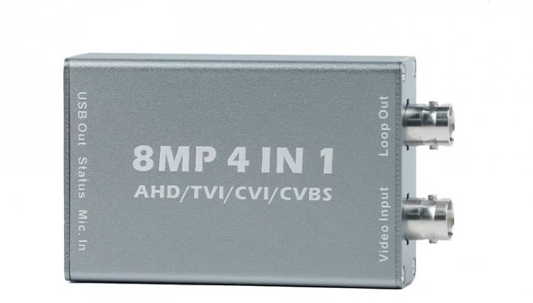 (image for) 4K 4-in-1 BNC To USB Capture Card AHD TVI CVI CVBS To USB Capture for Video Recorder