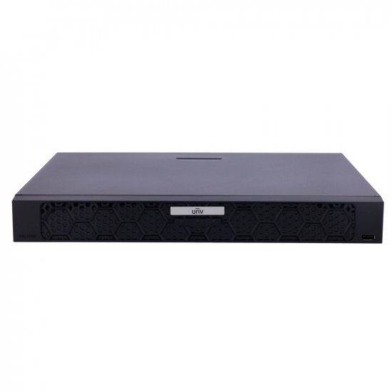 (image for) UNV 16MP UltraHD 16-Channel Network Video Recorder with 2 Hard Drive Bays and Intelligent Video Analytics (NVR502-16B-P16-IQ)