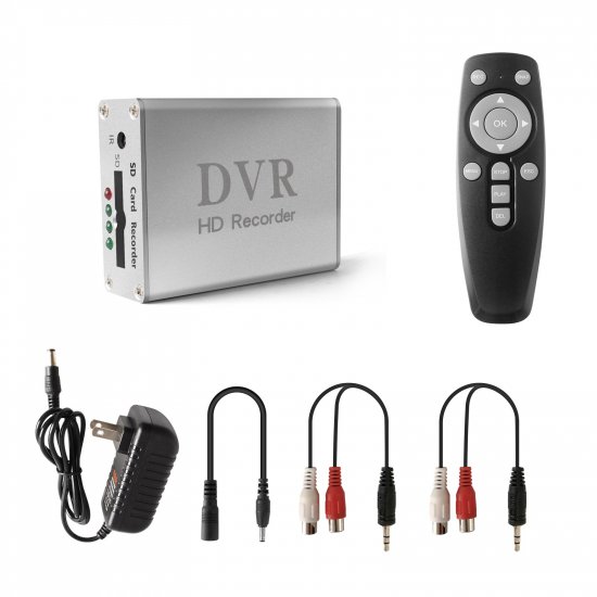 (image for) MINI DVR Digital Video Recorder SD Card Real-time Recording for FPV Cam Camcorder DVD TV Box 1CH CCTV Camera DVR Recorder for CVBS NTSC PAL Camera