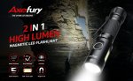 (image for) Flashlight, Magnetic LED Flashlight,Small Powerful EDC Flashlight A5 with COB Side Light,700 lumens,6 Modes,2 Types Batteries,Waterproof for Camping, Emergency