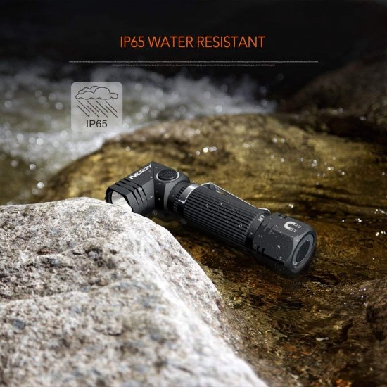(image for) NICRON Flashlight, N7 600 Lumens Tactical Flashlight, 90 Degree Ip65 Waterproof Led Mini Flashlight 4 Modes- Best High Lumens are for Camping, Outdoor, Hiking
