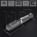 (image for) NICRON Flashlight, N7 600 Lumens Tactical Flashlight, 90 Degree Ip65 Waterproof Led Mini Flashlight 4 Modes- Best High Lumens are for Camping, Outdoor, Hiking