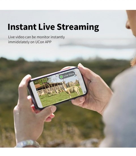 (image for) 4G LTE Cellular Trail Cameras, Solar Game Camera with Live-Streaming and Night Vision