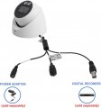 (image for) Dahua OEM 5MP Full Color HDCVI Dome Camera Mic Audio CVI/CVBS/AHD/TVI