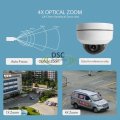 (image for) Super Mini PoE PTZ Dome 4x Optical Zoom 5MegaPixels Onvif