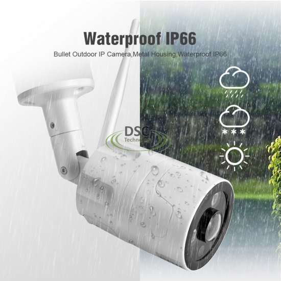 (image for) 5.0MP Onvif WiFi Panoramic Audio IP Bullet Camera in/outdoor 12V