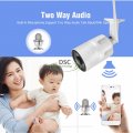 (image for) 5.0MP Onvif WiFi Panoramic Audio IP Bullet Camera in/outdoor 12V