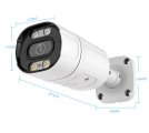 (image for) 5MP PoE AI Bullet Camera FULL COLOR Night Vision 2.8mm lens