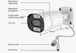 (image for) 5MP PoE AI Bullet Camera FULL COLOR Night Vision 2.8mm lens