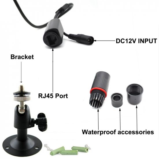 (image for) Lipstick style Mini IP Bullet Camera 1080P 2.8mm Lens PoE/12VDC