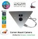 (image for) 1080P 2.4MP IR Corner Mount Security CCTV Camera 2.8mm Lens BNC