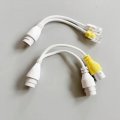 (image for) Ethernet Splitter Waterproof POE Combiner Splitter Adapter Run 2 IP Camera on 1 Network RJ45 Splitter Cable Cable