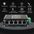 (image for) Mini Industrial 5 Ports Gigabit PoE Switch Hardened 5 Port RJ45 10/100/1000Mbps 802.3at Ethernet Switch Din Rail Mount PoE+ Switch 10Gbps Switching Capacity