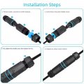 (image for) CAT6 CAT5e Inline Shielded Female RJ45 Outdoor Waterproof Cable Coupler