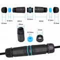(image for) CAT6 CAT5e Inline Shielded Female RJ45 Outdoor Waterproof Cable Coupler