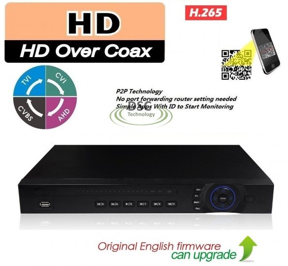 (image for) DAHUA H265+ XVR5232AN-I3 32Ch Pentabrid CVI/TVI/AHD/CVBS/IP DVR