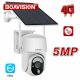 (image for) 4G LTE Cellular Solar Security Camera Wireless Outdoor, Alert PTZ Cameras with 5MP HD Night Vision, PIR Motion Sensor, 2 Way Audio, UBOX APP