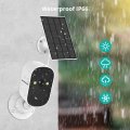 (image for) Battery/Solar Powered 1080P Rechargeable Wireless Security Camera In/Outdoor