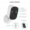 (image for) Battery/Solar Powered 1080P Rechargeable Wireless Security Camera In/Outdoor