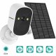 (image for) Battery/Solar Powered 1080P Rechargeable Wireless Security Camera In/Outdoor