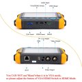 (image for) 5 Inch 4 in 1 CCTV Monitor Tester, Coaxial Analog Video CCTV Tester AHD/TVI/CVI/CVBS Coaxial Analog Video CCTV Tester, UTP/PTZ Cable Test UP to 8MP Analog Security Camera