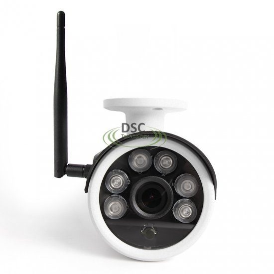 (image for) Onvif wireless IP Bullet Camera in/outdoor 12VDC, 16GB SD Card