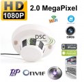(image for) Onvif wireless Smoke Style Camera, Audio, SD Card Slot,12VDC