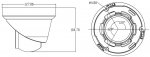 (image for) 5MP PoE IP Dome Camera 24/7 Full Color Night Vision 2.8mm lens
