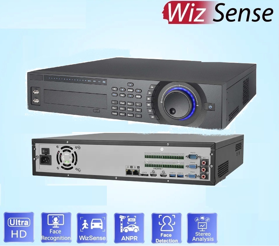 (image for) Dahua NVR5864-EI 64 Channel WizSense NVR, Up to 32MP, 8x HDDs