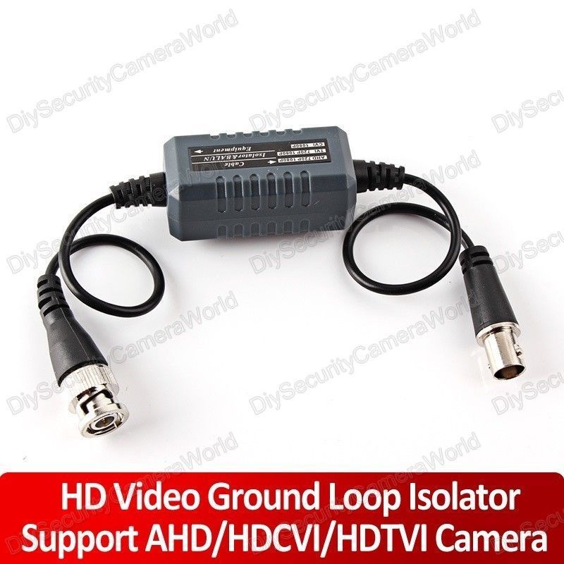 HD-CVI/TVI/AHD Coaxial Video Ground Loop Isolator