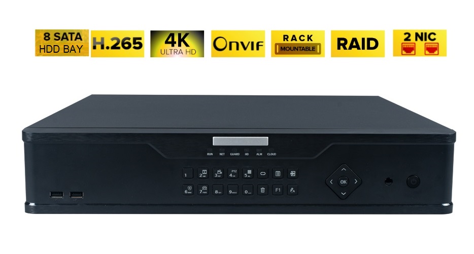 NVR308-64E-B 64 Channel Super 4K Network Video Recorder